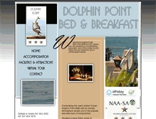 Tablet Screenshot of dolphinpoint.co.za